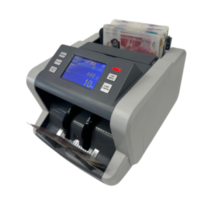 CT800 mixed value banknote counter, angled view
